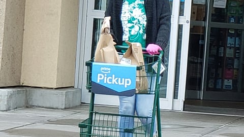 Whole Foods Pickup Shopping Cart