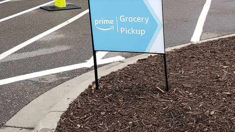 Whole Foods Grocery Pickup Sign