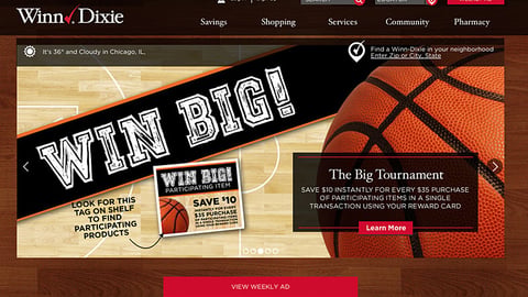 Winn-Dixie 'Win Big' Carousel Ad
