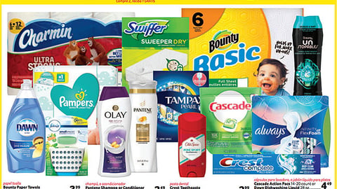 Southeastern Grocers P&G 'Buy 2, Get 1 Free' Features