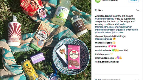 Whole Foods 'Insist on Fair Wages' Instagram Update