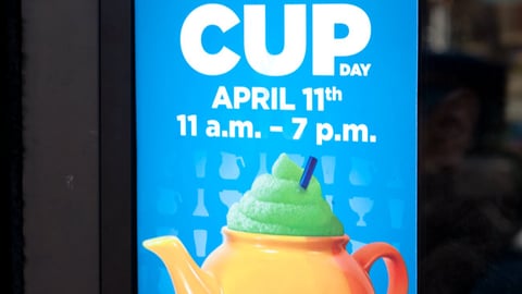 7-Eleven Slurpee 'BYO Cup' Window Cling