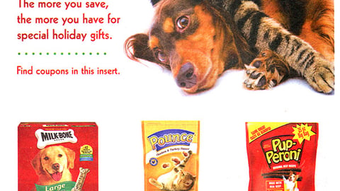 Del Monte Pet Foods Holiday FSIs