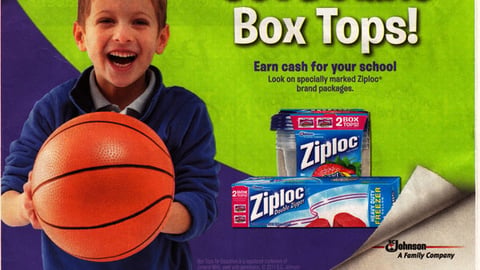 Ziploc 'Box Tops' FSI