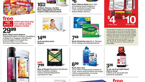 Target Diaper Incentive Feature