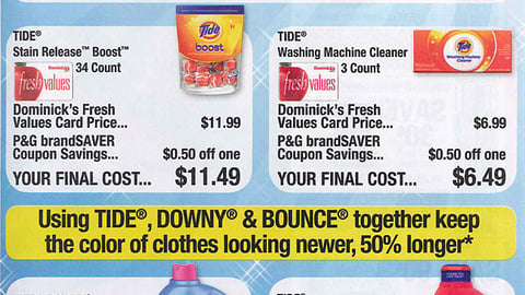 P&G Dominick's 'brandSaver' FSI