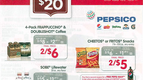 PepsiCo Walgreens 'Moments to Save' FSI