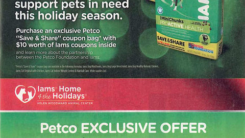 Iams Petco Holiday FSI