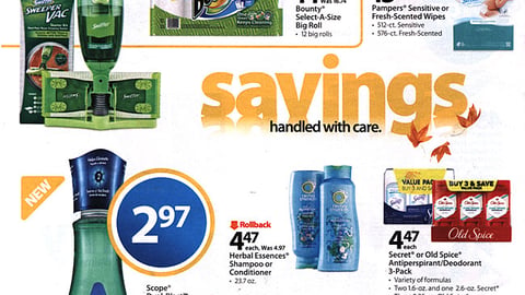 Walmart P&G 'Savings' Feature