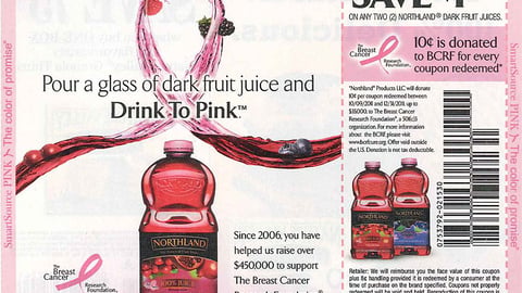 Northland 'Drink to Pink' FSI