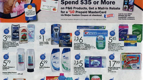 Meijer P&G 'Fill Your Cart' Feature