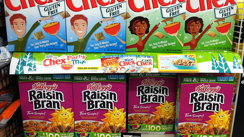 Chex Dollar General Holiday Shelf Talker