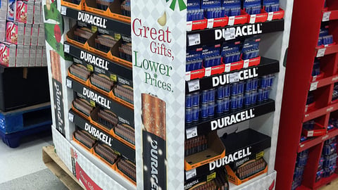 Duracell Meijer Holiday Pallet Display