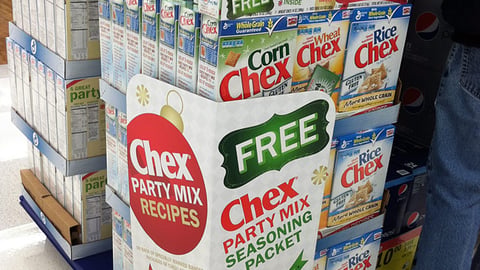 Chex Meijer 'Party Mix' Pallet Display