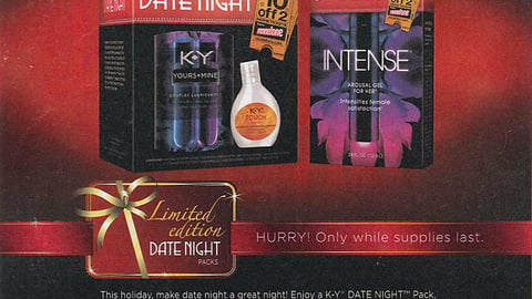 K-Y Date Night 'This Holiday' FSI