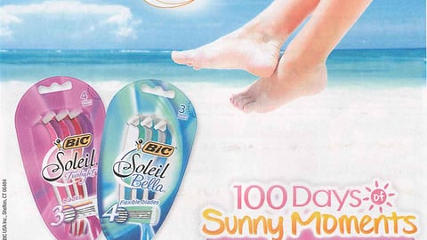 Bic Soleil '100 Days of Sunny Moments' Sweeps