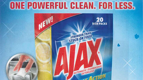 Ajax Walmart 'One Powerful Clean' FSI