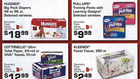 Kimberly-Clark Dominick's 'Cars 2' FSI