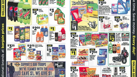 Dollar General Back-to-School FSI