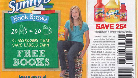 SunnyD 'Book Spree' FSI