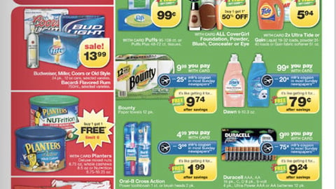 CVS P&G 'brandSaver' Features