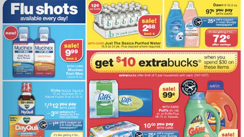 CVS P&G Extra Bucks Features