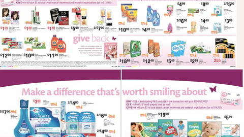 Stop & Shop P&G 'Fill Your Cart for a Cure' Feature