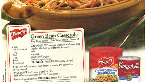 French's Campbell's 'Green Bean Casserole' FSI