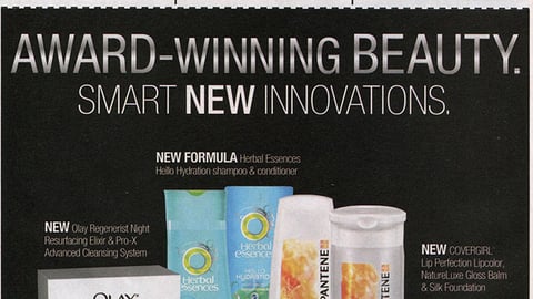 P&G Target 'Award-Winning Beauty' FSI
