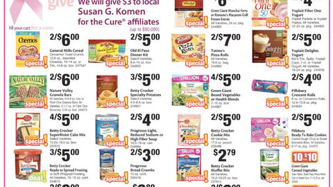 Stop & Shop General Mills 'Fill Your Cart for a Cure' Feature