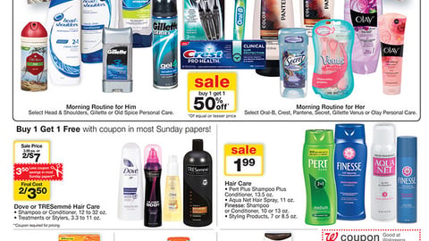 Walgreens P&G 'Morning Routine' Feature