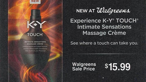 K-Y Walgreens 'New' FSI