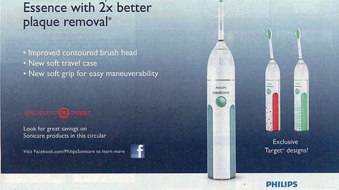 Sonicare Target 'New and Improved' FSI