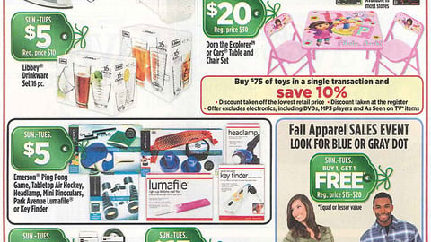 Dollar General 'Pre-Black Friday' FSIs