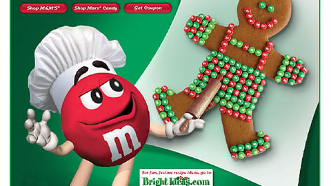 M&M's Walmart.com 'Holiday Magic' Page