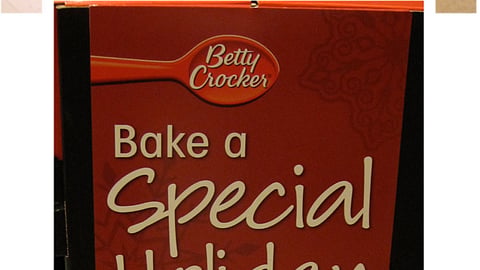 Betty Crocker Safeway 'Special Holiday' Floorstand