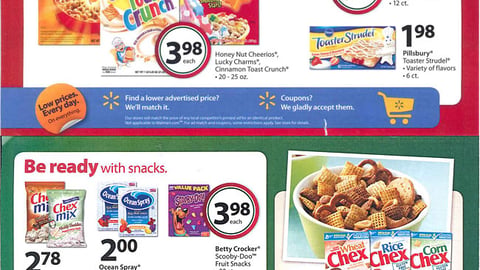 Walmart General Mills 'Holiday Meal' Insert