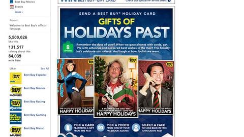 Best Buy 'Holiday Fun' Facebook Page