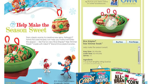 Kellogg's Walmart.com 'Make the Season' Page