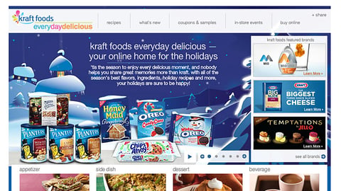 Kraft Holiday Walmart.com Showcase