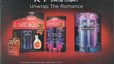K-Y Date Night Walmart 'Romance' FSI