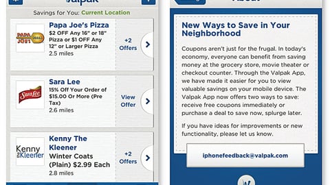 Valpak Direct Marketing App