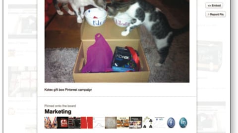 Kotex Pinterest Gift Campaign