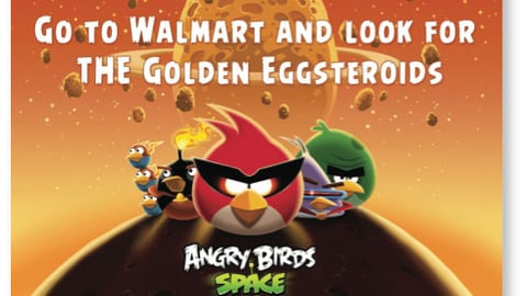 Walmart 'Angry Birds Space' Promotion