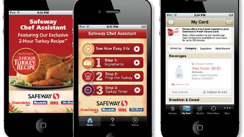 Safeway 'Paperless Shopping' Mobile App 