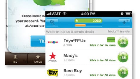 Shopkick 'Buy & Collect' Visa Program