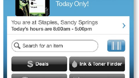 Staples iPhone App