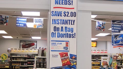 Bud Light Doritos Walmart Banner
