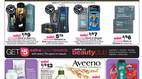 CVS Unilever Incentive Feature
