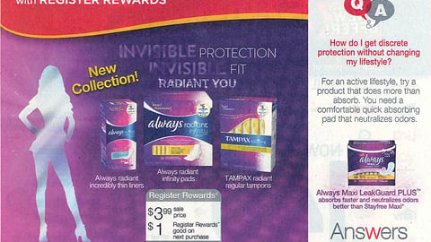 P&G Walgreens 'Save More' FSI